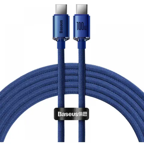 BASEUS USB 2.0 Type C povezovalni kabel Moder 1.2m CAJY000603