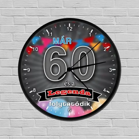 Legendás születésnapi óra 60