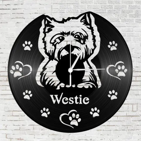 Bakelit óra Westie