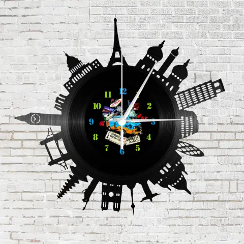 Bakelit óra Around the world