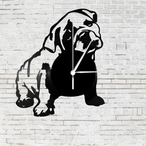 Bakelit óra Angol Bulldog