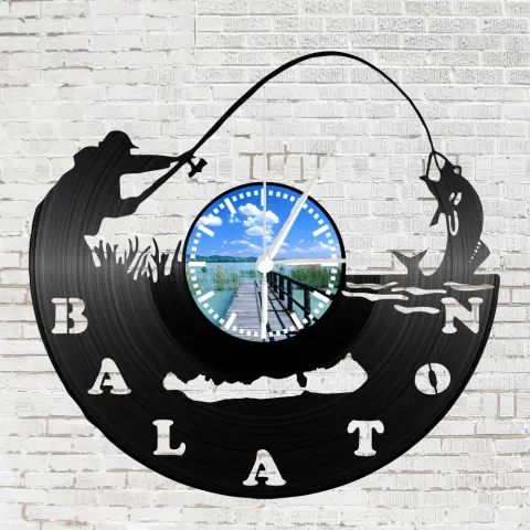 Bakelit óra Balatoni horgász