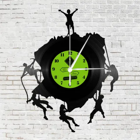 Bakelit falióra Never give up