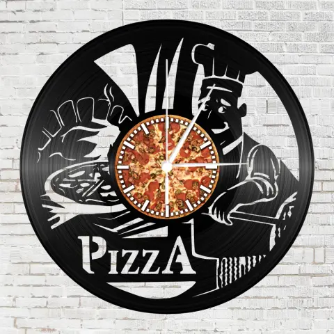 Bakelit falióra Pizza