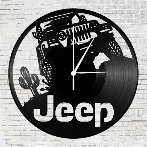 Bakelit falióra Jeep