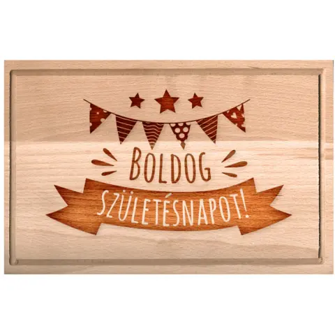 Születésnapi vágódeszka XXL
