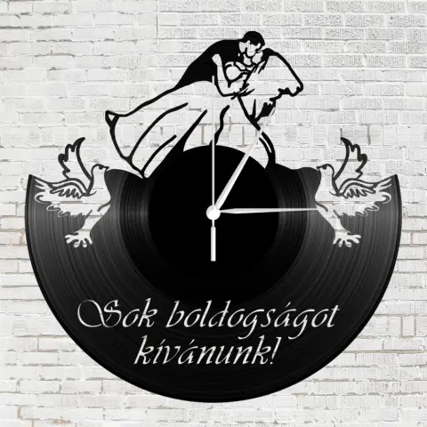 Bakelit óra esküvői