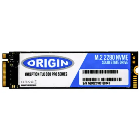 ORIGIN 512GB Inception 830 Pro M.2 PCIe M.2 2280 OTLC5123DNVMEM.2/80