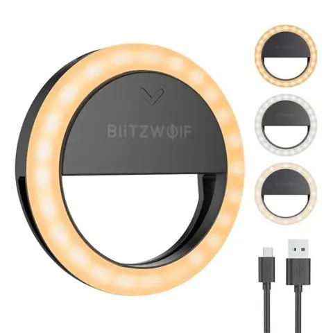 BLITZWOLF BW-SL0 Pro gyűrűfény LED