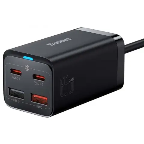 BASEUS GaN3 Pro Desktop fast charger fekete 65w