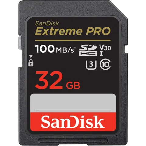 SANDISK Extreme Pro 32GB SDHC 90 MB/s SDSDXXO-032G-GN4IN
