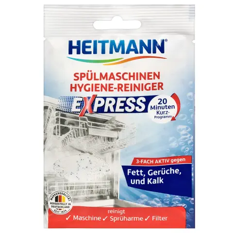 HEITMANN Express Dishwasher cleaner powder 1 dose 30 g