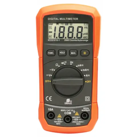 SMA Digitális multiméter SMGC-SMA_92