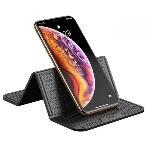 BASEUS Telefontartó gélpárna fekete