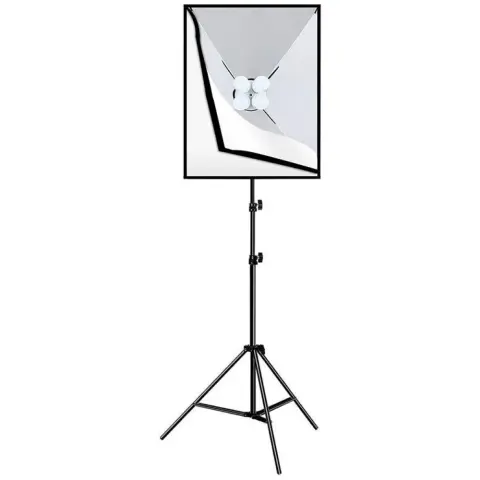 PULUZ PU5071EU Stúdió készlet Softbox LED 50x70cm állvány LED izzók