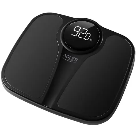 ADLER AD 8172b Bathroom scale - 180kg fekete