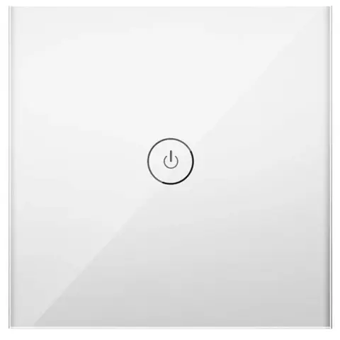MEROSS MSS550 EU Smart Wi-Fi fali kapcsoló kétcsatornás fehér