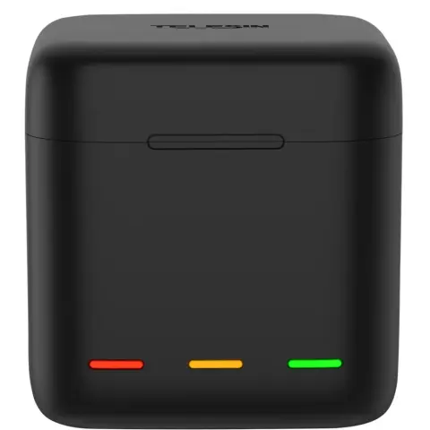 TELESIN 3 rekeszes töltő GoPro Hero 9 / Hero 10