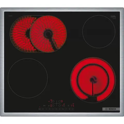 BOSCH PKN645FP2E Serie 6 glass ceramic hob 60 cm black built-in