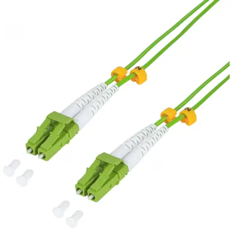 LOGILINK Fiber Optic LC Összekötő Zöld 2m FP5LC02