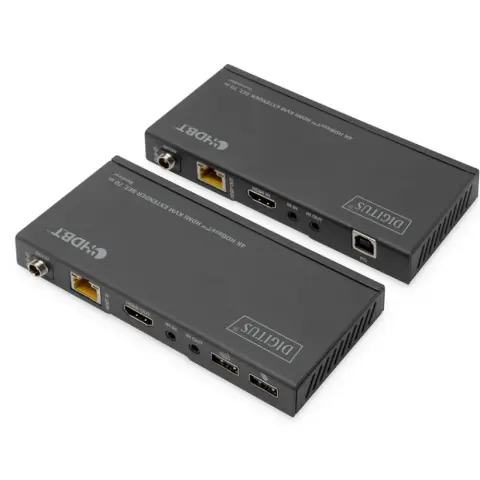 DIGITUS DS-55512 4K HDBaseT HDMI KVM Extender Set