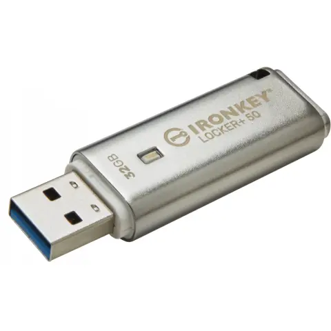KINGSTON IronKey Locker+ 50 32GB USB 3.0 Silver