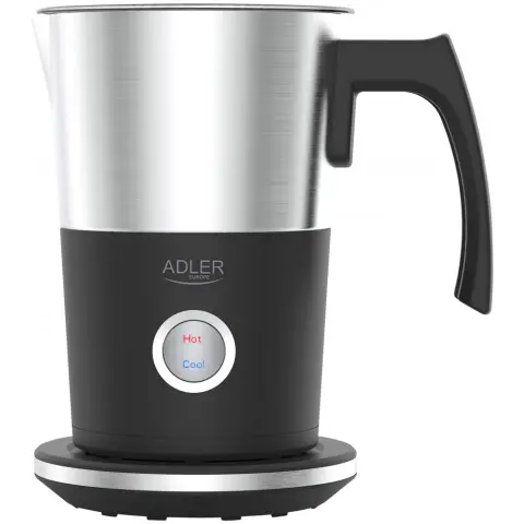 ADLER AD 4497 Tejhabosító - habosítás és melegítés funkció 600 W / 1000 W fekete / inox