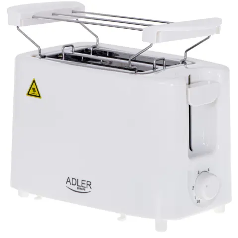 ADLER AD 3223 Pirítós 2 szelet 900 W fehér