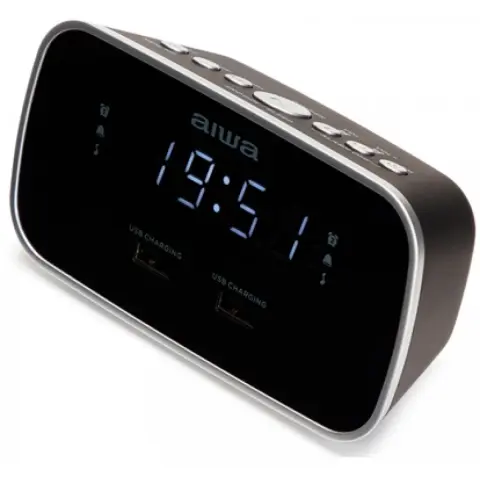 AIWA CRU-19 Rádiós ébresztőóra fekete