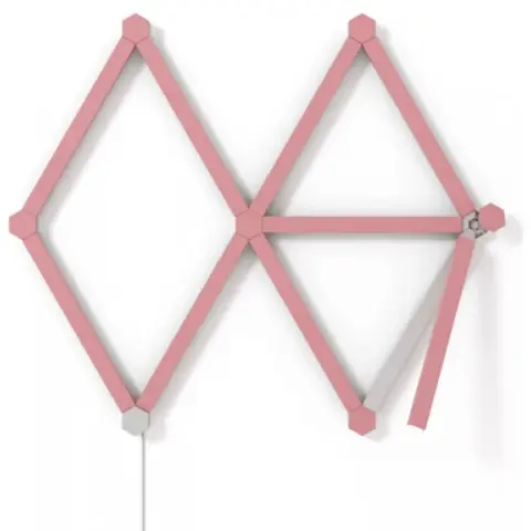 NANOLEAF NL59-0001PM-9PK Lines Skin matt rózsaszín 9 db-os