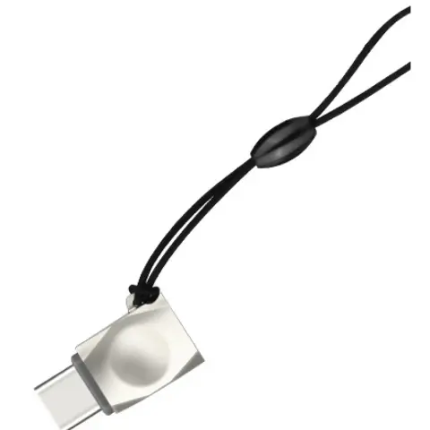 HOCO Micro USB 2.0 Type C Adapter Silver 3cm HC070269
