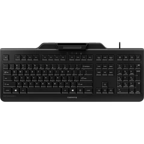 CHERRY Secure Board 1.0 Skandináv fekete
