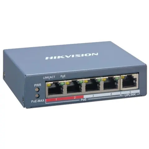 HIKVISION DS-3E1105P-EI 4 Port Fast Ethernet Smart POE Switch