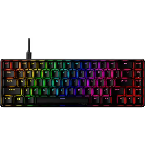 HP HyperX Alloy Origins 65 HX Aqua US Angol fekete