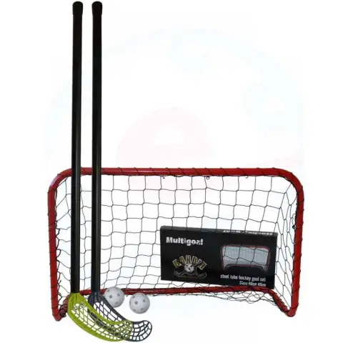 Floorball kapu és ütő szett