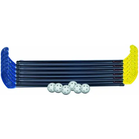 Floorball készlet műanyag 95cm nyéllel