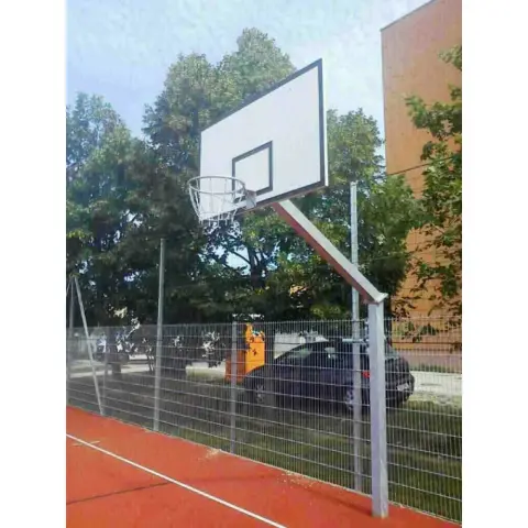 AKTIVSPORT Kosárállvány lebetonozható 165 cm benyúlás 1 oszlopos