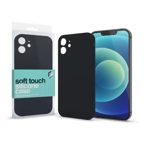 XPRO Soft Touch Silicone Case Slim neagră pentru Samsung A73 5G