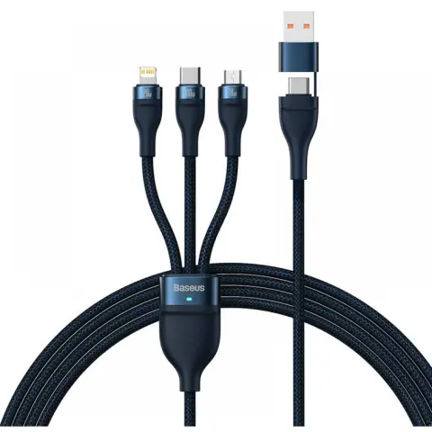 BASEUS USB Lightning + Micro USB + USB Type C Adapter Moder 1.2m CASS030103