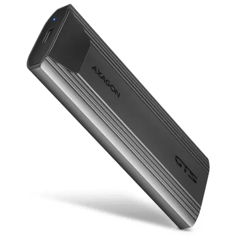AXAGON EEM2-GTSA M.2 NVMe SSD Külső ház USB-A-C 3.2 Gen 2 szürke
