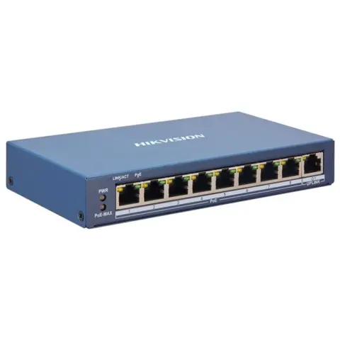 HIKVISION DS-3E1309P-EI 8 Port Fast Ethernet Smart PoE Switch