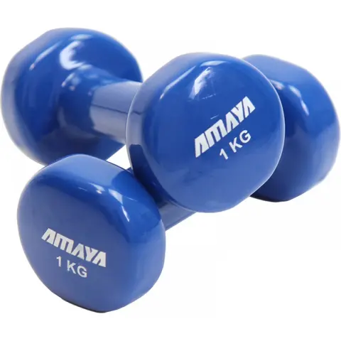 AMAYA vinyl dumbbells 2x1 kg