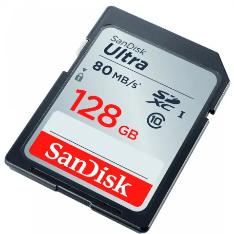 SANDISK Ultra 128GB SDXC 80 MB/s SDSDUNB-128G-GN6IN