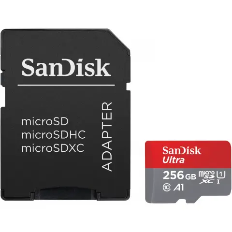 SANDISK Ultra 256GB MicroSDXC 80/150 MB/s W/R SDSQUAC-256G-GN6MA