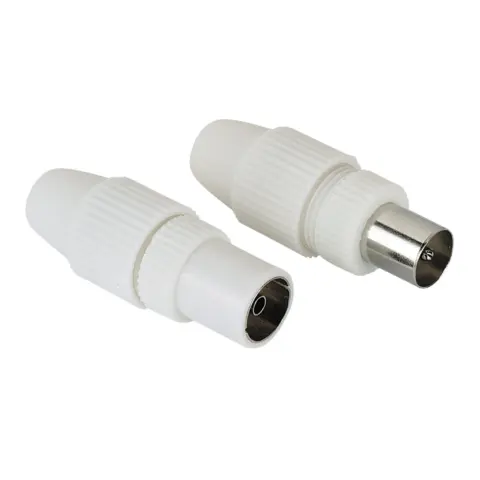 HAMA Koax Csatlakozó Fehér 3cm 205212
