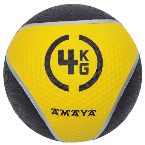AMAYA Medicin labda gumi 4 kg sárga-fekete