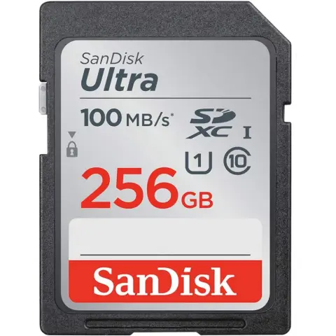 SANDISK Ultra 256GB SDXC 80 MB/s SDSDUNC-256G-GN6IN