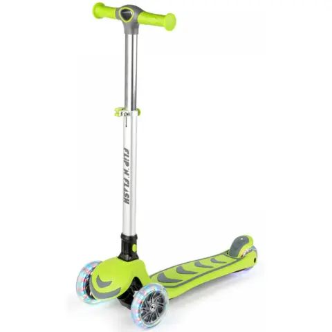 AMAYA Flip and Flash négykerekű roller zöld