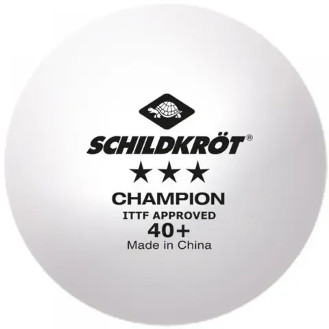 DONIC-SCHILDKRÖT Ping-pong labda Champion 3 csillagos ITTF 3 db Series 2018
