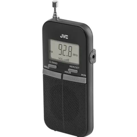 JVC RAE411B Taschenradio schwarz